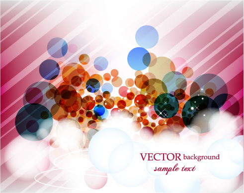 free vector Symphony vector dot background